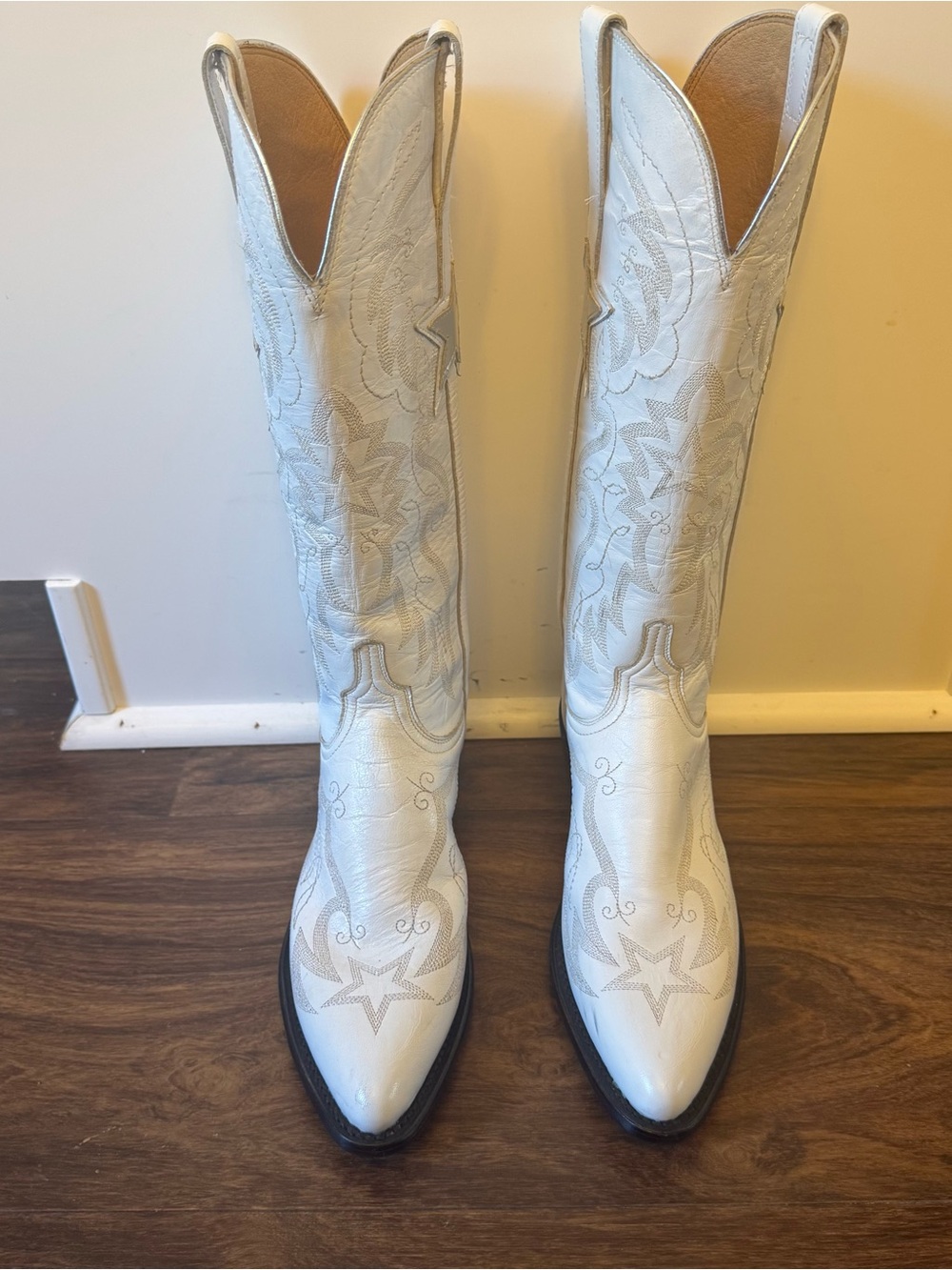 Authentic Lucchese Dallas Cowboys Cheerleader Boots Size 7.5 B - Picture 4 of 15